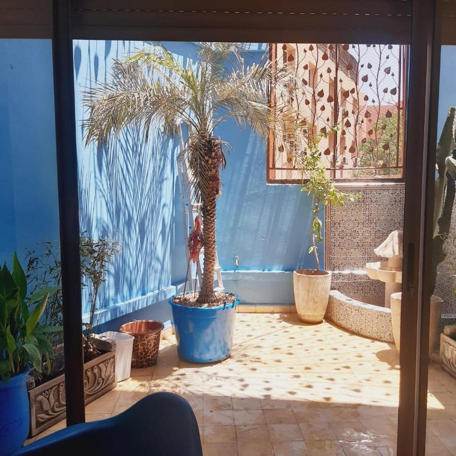 Appartement Patio Centre Gueliz Marrakesch Exterior foto